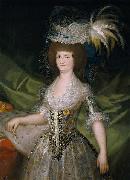 Francisco de Goya Queen of Spain Maria Louisa, nee Bourbon-Parma. USA oil painting artist